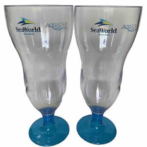 2 SeaWorld Orlando 2022 Passholder Souvenir Cup 42 Oz Aquatica Memorabilia New